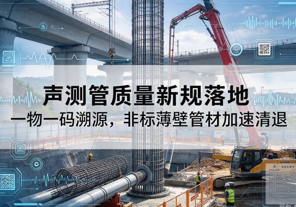 威宁声测管质量新规落地，一物一码溯源，非标薄壁管材加速清退