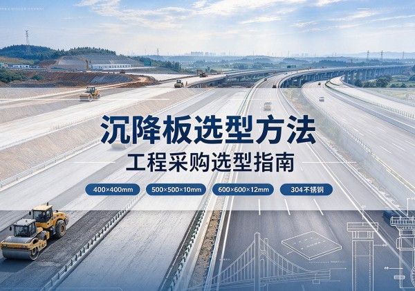 威宁沉降板选择方法